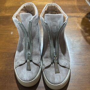 Frye Lena Women's Zip Front Platform High Top Sneakers Shoes Size 8